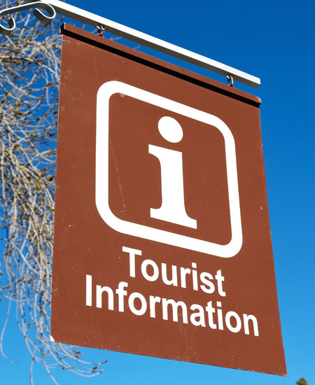 Tourist-Info mit temporärem Betreuungsangebot Foto Tourist-Info